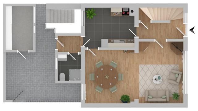 Ganzes Haus - Stadtmitte - 4 Personen - Familien ボホルト エクステリア 写真
